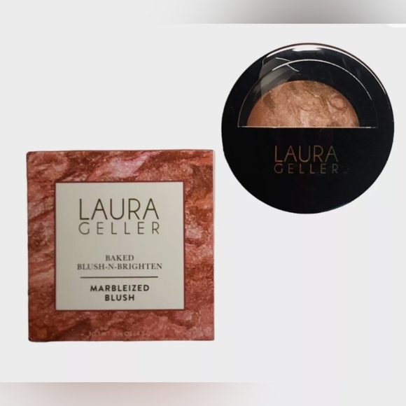 LAURA GELLER - BAKED BLUSH-N-BRIGHTEN shade is Sunswept - MARBELIZED BLUSH;BNIB - Picture 1 of 9